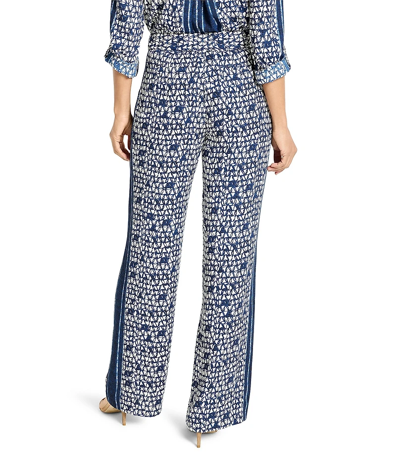 NIC + ZOE Etched Angles Wide Leg Coordinating Pants
