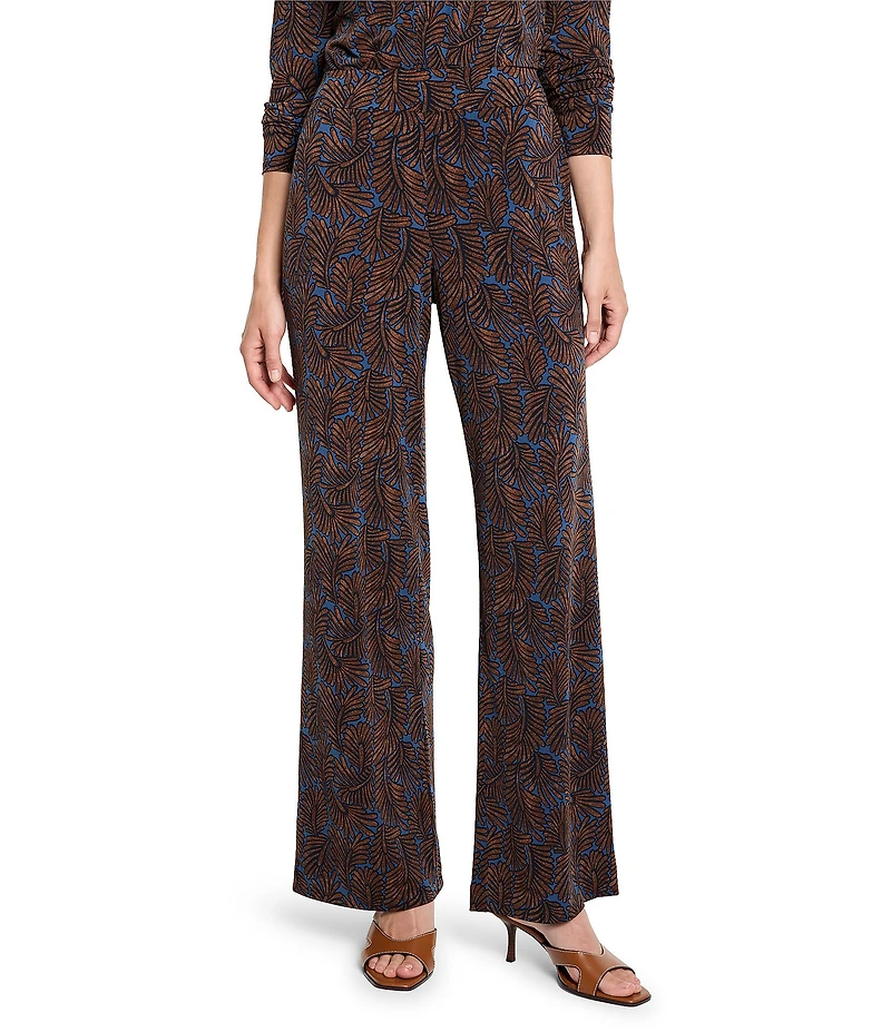 NIC + ZOE Coordinating Feather Fern Wide Leg Pants