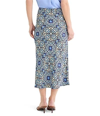NIC + ZOE Filigree Tile A-Line Slip Skirt