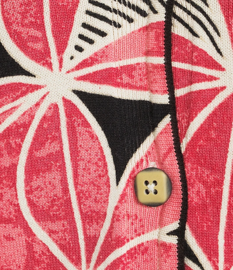 NIC + ZOE Gallery Walk Round Neck Long Sleeve Cardigan