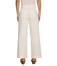NIC + ZOE Highland Stretch Cotton Twill Belted Wide-Leg Ankle Pants
