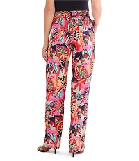 NIC + ZOE Kauai Garden Lenox Flat Front Wide Pant