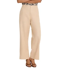 NIC + ZOE Lenox Linen-Blend Wide-Leg Pant