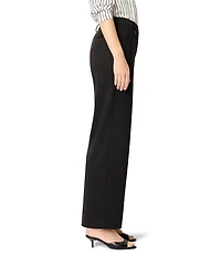 NIC + ZOE Lenox Ponte Buckle Wide Leg Pants