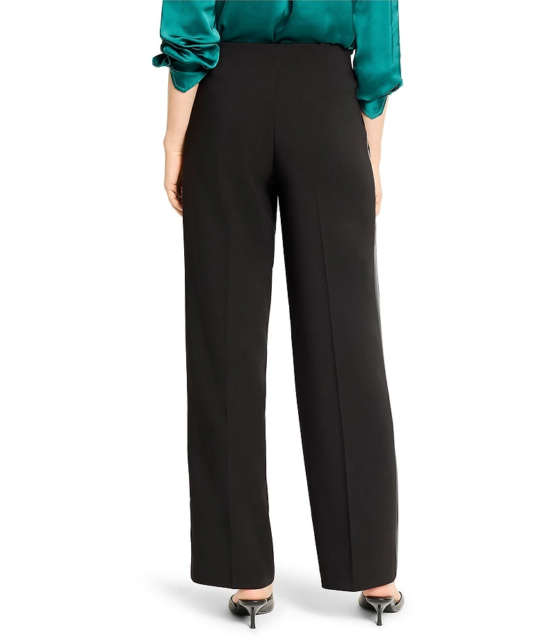 NIC + ZOE Lenox Sleek Stretch Tuxedo Wide Leg Pants