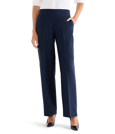 NIC + ZOE Lenox Wide Leg Accent Stitch Pants