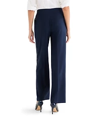 NIC + ZOE Lenox Wide Leg Accent Stitch Pants