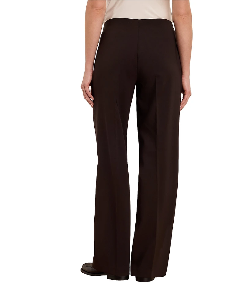 NIC + ZOE Lenox Wide Leg Sleek Stretch Pull-On Pants