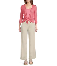 NIC + ZOE Lightweight V-Neck 3/4 Sleeve 4-Way Cardigan