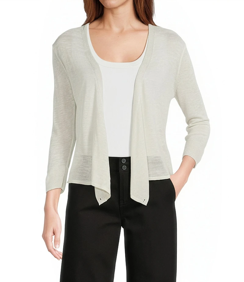 NIC + ZOE Lightweight V-Neck 3/4 Sleeve 4-Way Cardigan