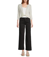 NIC + ZOE Lightweight V-Neck 3/4 Sleeve 4-Way Cardigan