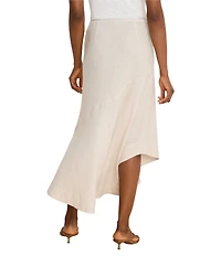 NIC + ZOE Long Engagement Rumba Linen Asymmetric Hem Skirt