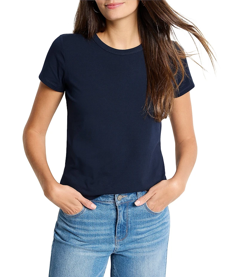 NIC + ZOE Perfect Knit Crew Neck Short Sleeve T-Shirt