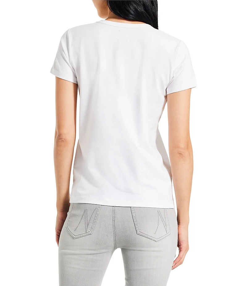 NIC + ZOE Perfect Knit Crew Neck Short Sleeve T-Shirt