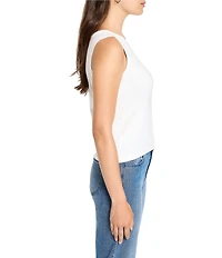 NIC + ZOE Perfect Knit Layer Round Neck Sleeveless Tank