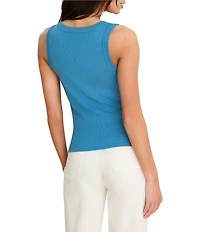NIC + ZOE Perfect Rib Knit Scoop Neck Sleeveless Tank