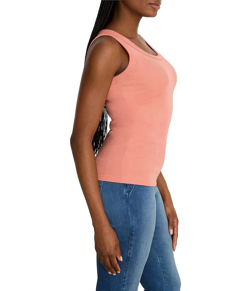 NIC + ZOE Perfect Rib Knit Scoop Neck Sleeveless Tank