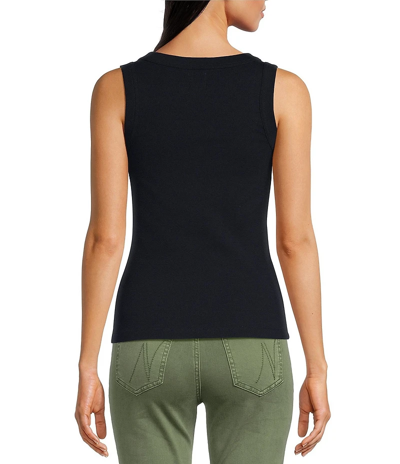 NIC + ZOE Perfect Stretch Knit Scoop Neck Sleeveless Tank