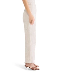 NIC + ZOE Pinstripe Gauze Wide Leg Coordinating Pants