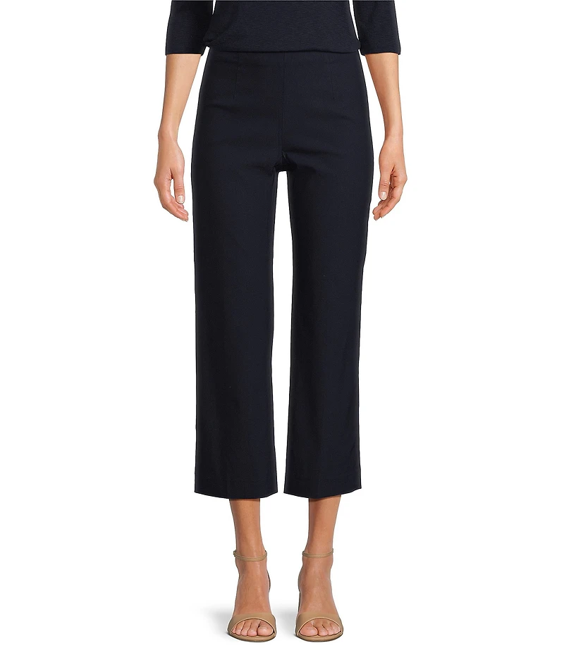 NIC + ZOE Polished Wonder Stretch Wide Leg Cropped Pants
