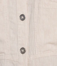 NIC + ZOE Rumba Linen Point Collar Long Sleeve Jacket