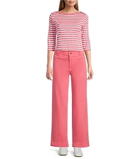 NIC + ZOE Soft Stretch Highland Wide Leg Pants