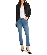 NIC + ZOE Stretch Suiting Notch Lapel Long Sleeve Blazer