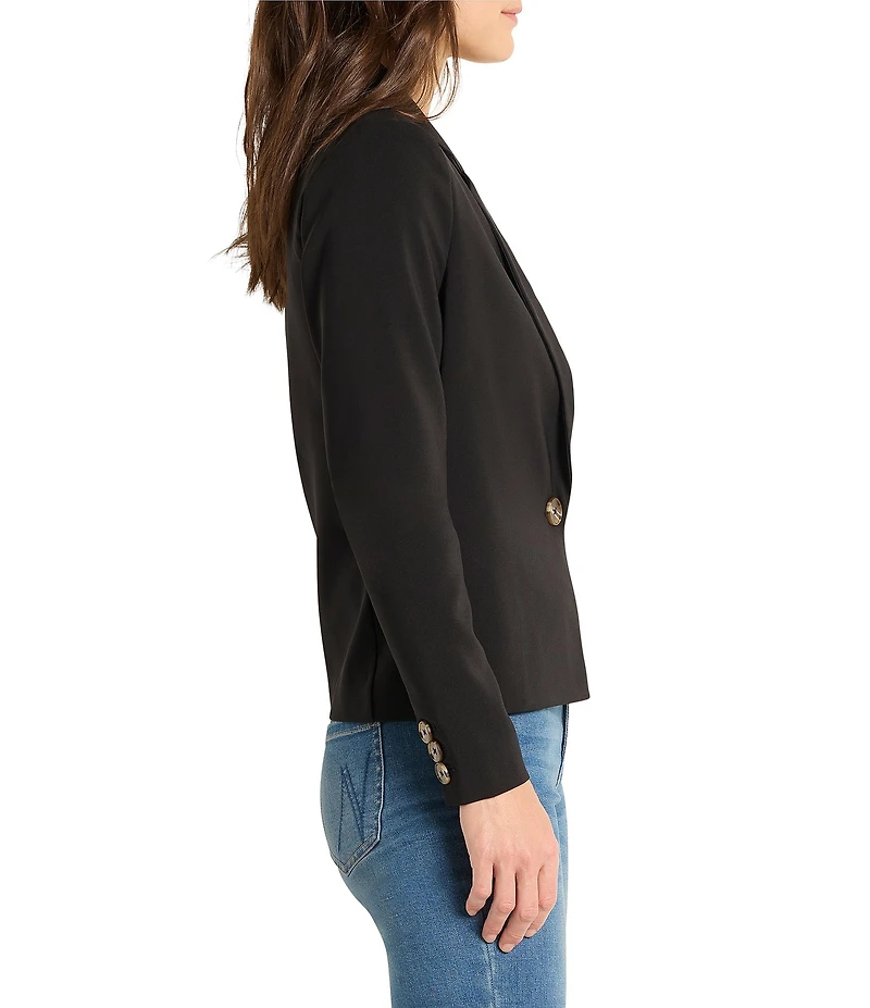 NIC + ZOE Stretch Suiting Notch Lapel Long Sleeve Blazer
