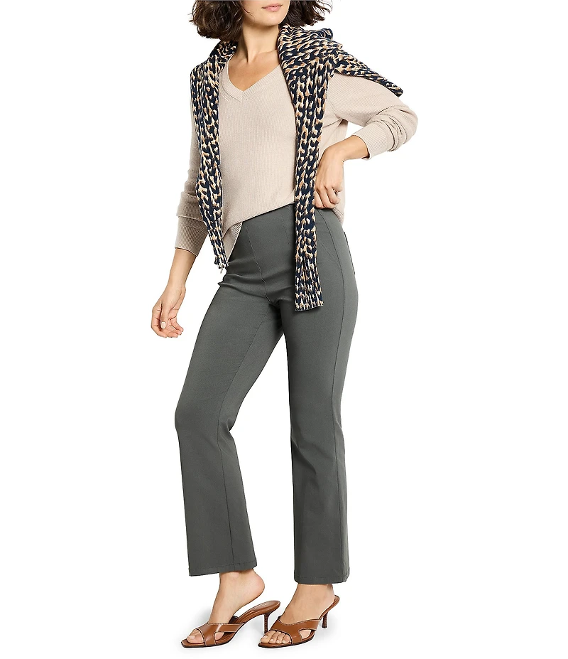 NIC + ZOE Waffle Stitch V-Neck Long Sleeve Sweater