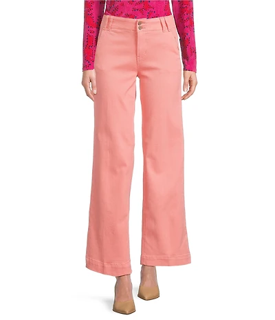 NIC + ZOE Weekend Stretch Denim Wide Leg Trouser Jeans