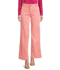 NIC + ZOE Weekend Stretch Denim Wide Leg Trouser Jeans