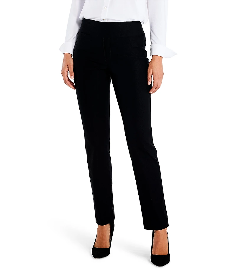 NIC + ZOE Wonderstretch Woven Straight Leg Pull-On Pants