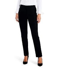 NIC + ZOE Wonderstretch Woven Straight Leg Pull-On Pants