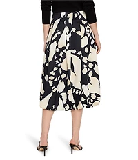 NIC + ZOE Woven Evening Petal Print Bubble Skirt