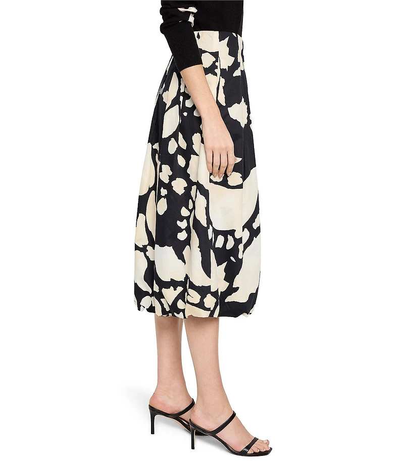 NIC + ZOE Woven Evening Petal Print Bubble Skirt