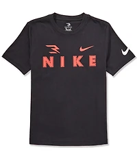 Nike 3BRAND by Russell Willson Big Boys Short-Sleeve Logo T-Shirt