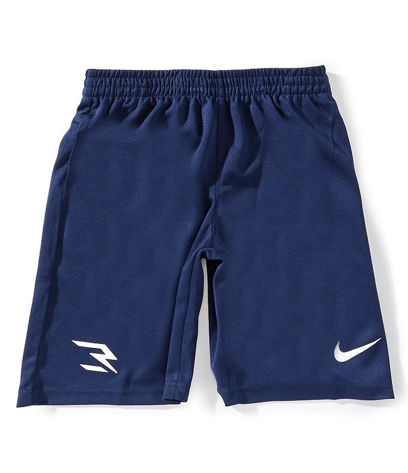 3BRAND By Russell Wilson Big Boys Badge Mesh Shorts