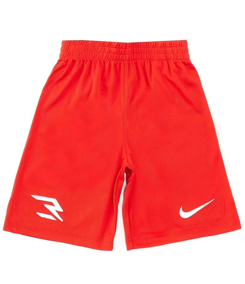 Nike 3BRAND By Russell Wilson Big Boys Badge Mesh Shorts