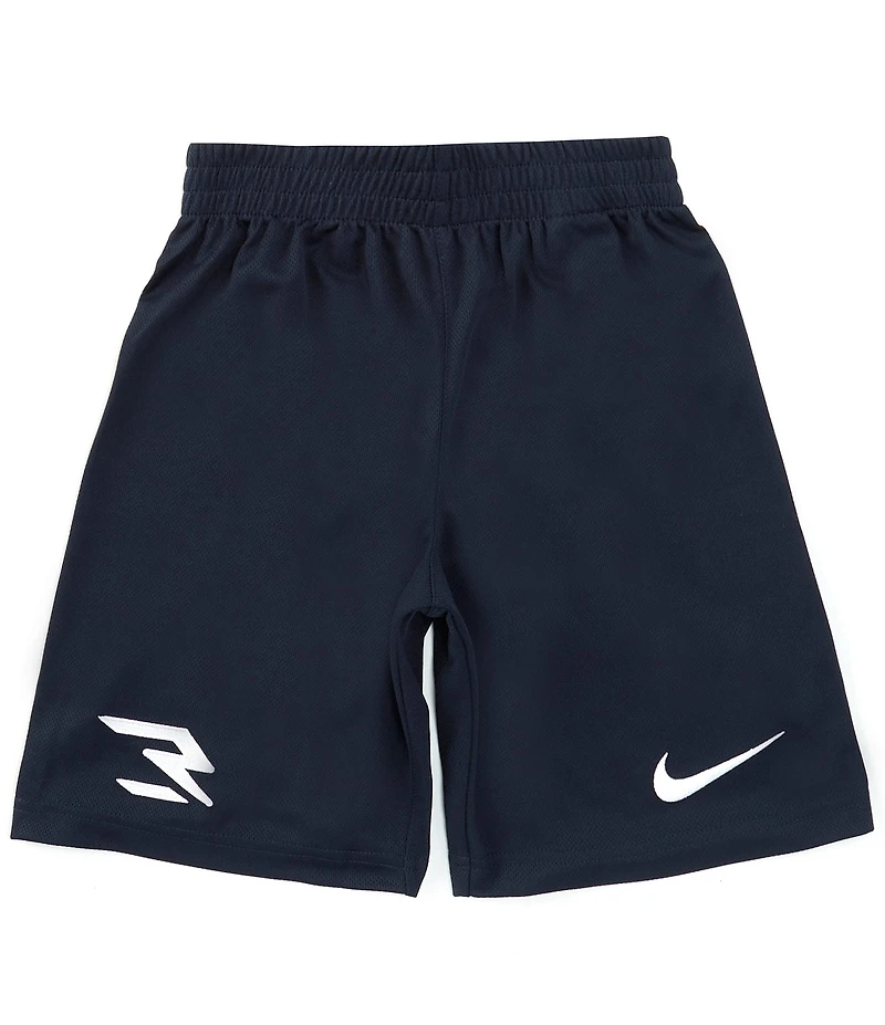 Nike 3BRAND By Russell Wilson Big Boys Badge Mesh Shorts
