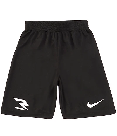 Nike 3BRAND By Russell Wilson Big Boys Badge Mesh Shorts