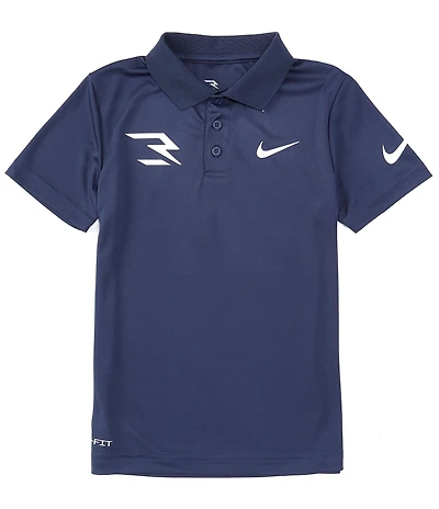 Nike 3BRAND By Russell Wilson Big Boys Short-Sleeve Dri-FIT Polo Shirt