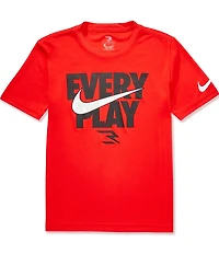 Nike 3BRAND By Russell Wilson Big Boys Short Sleeve Every Play T-Shirt