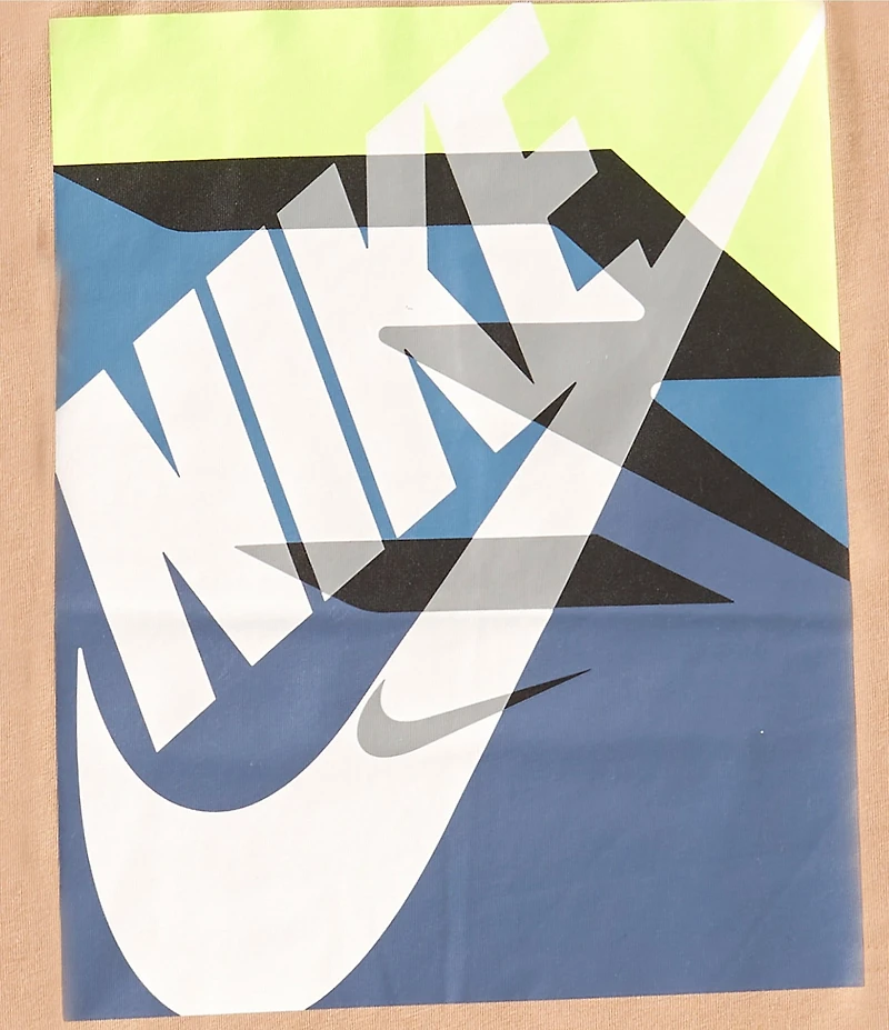 3BRAND By Russell Wilson Big Boys Short Sleeve Gradient Box Logo T-Shirt