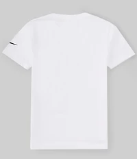 3BRAND By Russell Wilson Big Boys Short Sleeve Wordmark T-Shirt