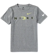 3BRAND By Russell Wilson Big Boys Short Sleeve Wordmark T-Shirt