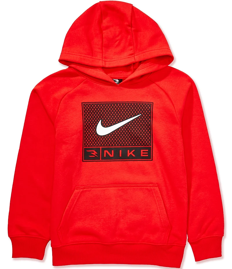 Nike 3BRAND by Russell Wilson Big Boys Long-Sleeve Mesh Hoodie