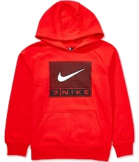 Nike 3BRAND by Russell Wilson Big Boys Long-Sleeve Mesh Hoodie