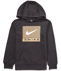 Nike 3BRAND by Russell Wilson Big Boys Long-Sleeve Mesh Hoodie