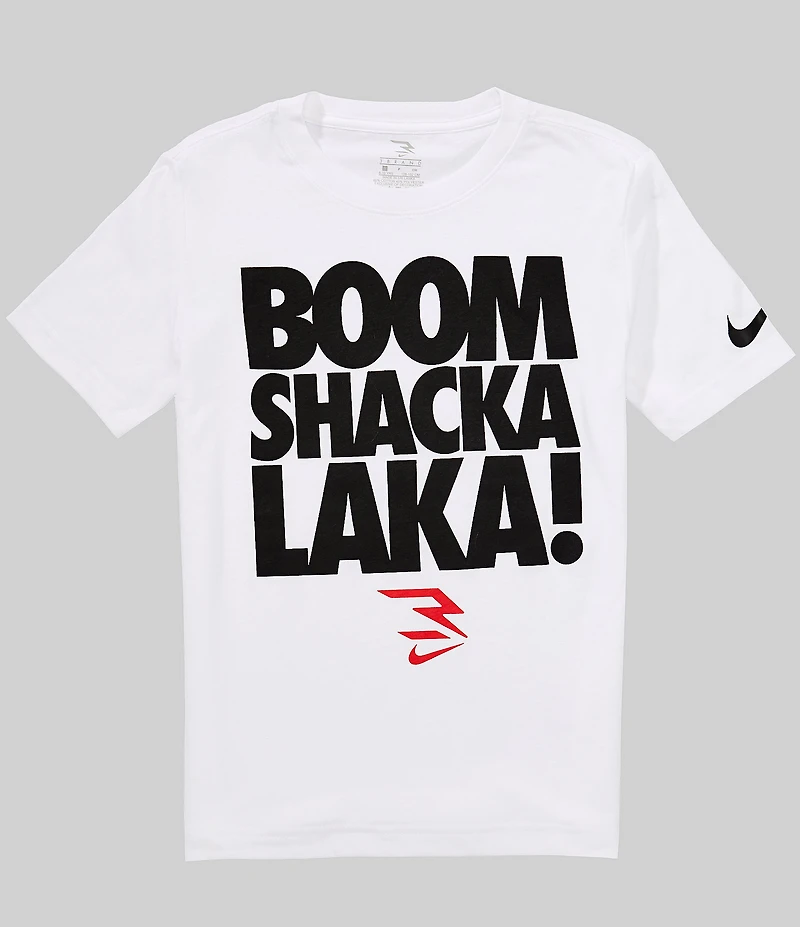 Nike 3BRAND By Russell Wilson Big Boys Short-Sleeve Boom Shacka Laka T-Shirt
