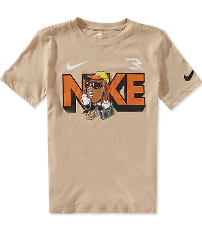 Nike 3BRAND by Russell Wilson Big Boys Short Sleeve Capman Baller T-Shirt
